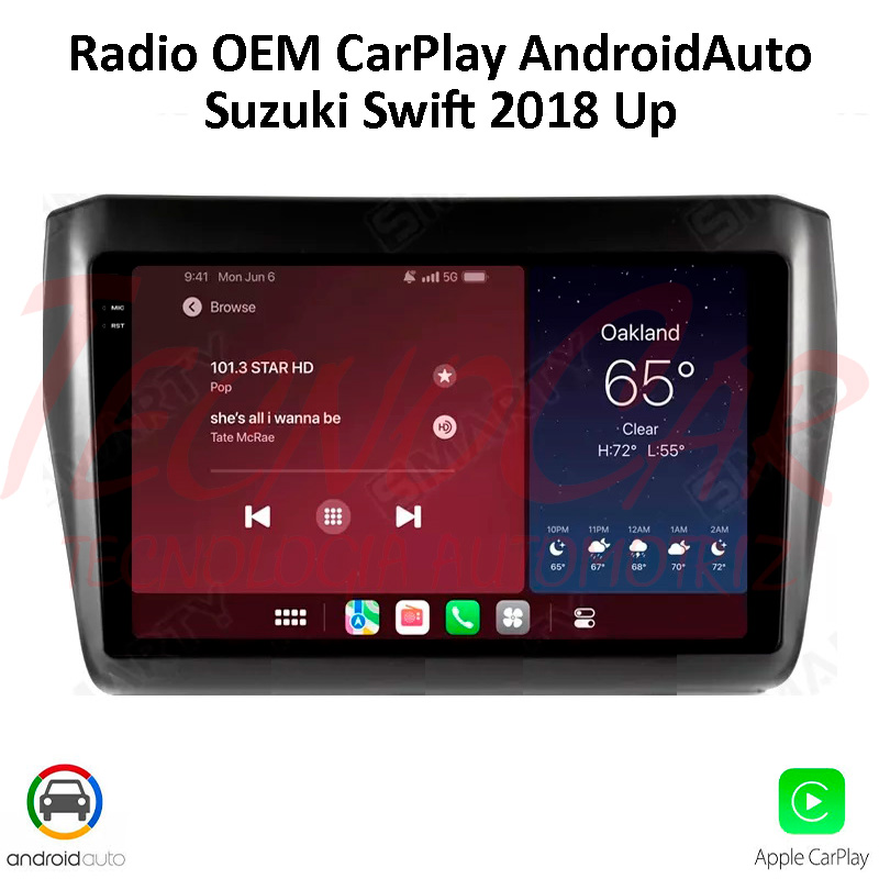 RADIO SUZUKI SWIFT 2017 Up  CARPLAY  / ANDROID AUTO 